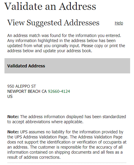 address-experts-dpv-ups-validator